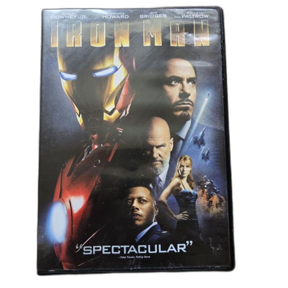 Iron Man DVD (2008) Marvel Movie Robert Downey Jr.